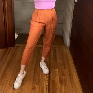 Pumpkin slacks | linen blend rainbow style